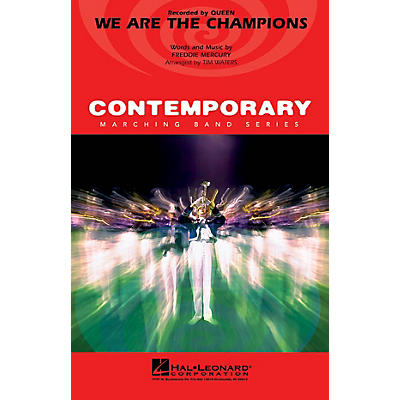 Hal Leonard We Are the Champions Marching Band Level 3-4 by Queen Arranged by Tim Waters