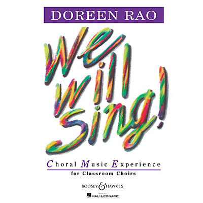 Boosey and Hawkes We Will Sing! - Performance Project 3 (Book Only) SINGER PROGRAM 3 Composed by Doreen Rao