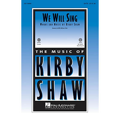 Hal Leonard We Will Sing 2-Part Composed by Kirby Shaw