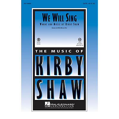 Hal Leonard We Will Sing ShowTrax CD Composed by Kirby Shaw