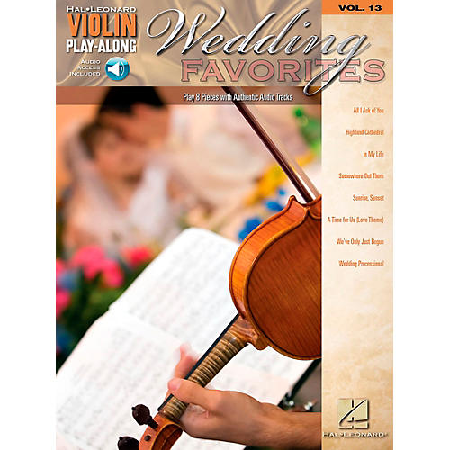 Wedding Favorites - Violin Play-Along Volume 13 Book/CD