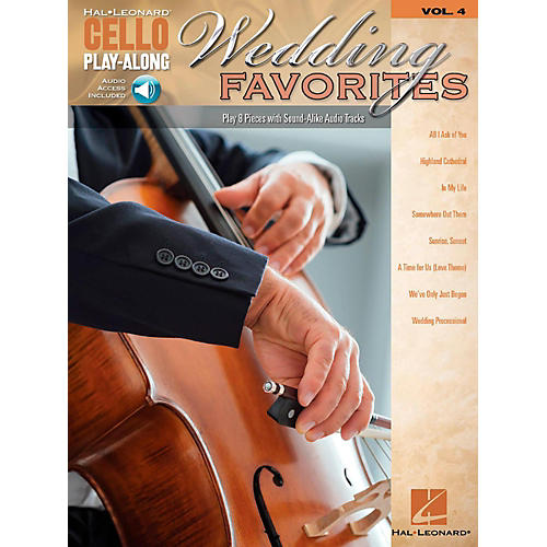 Wedding Favorites Cello Play-Along Volume 4 Book/Audio Online