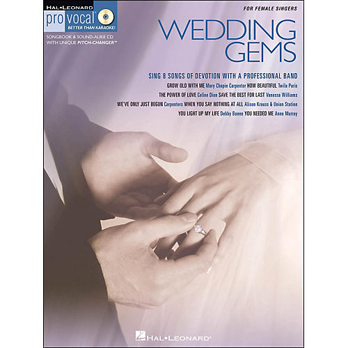 Wedding Gems - Pro Vocal Series for Female Singers Book/CD Volume 8