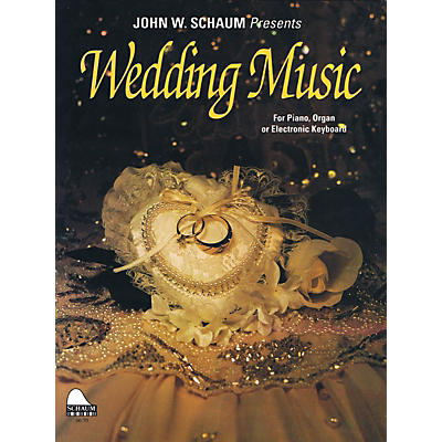 SCHAUM Wedding Music Educational Piano Series Softcover