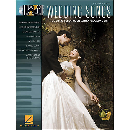 Wedding Songs Piano Duet Play-Along Volume 25 Book/CD