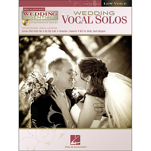 Wedding Vocal Solos - Wedding Essentials Series for Low Voice Book/CD