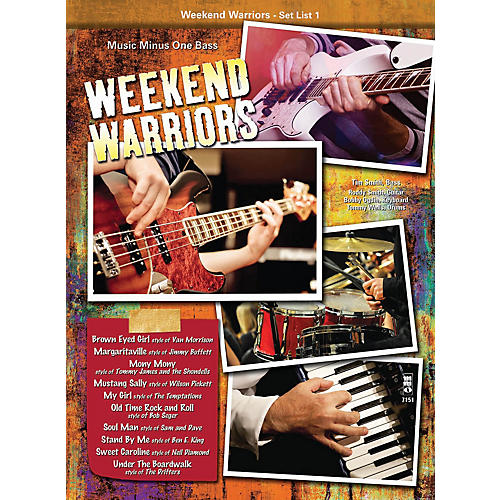 Weekend Warriors - Set List 1, Bass Music Minus One Series Softcover with CD Performed by Various
