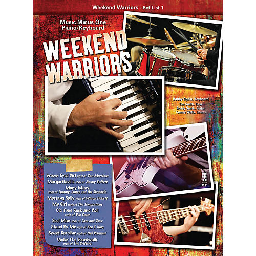 Weekend Warriors - Set List 1, Piano/Keyboard Music Minus One Series Softcover with CD by Various