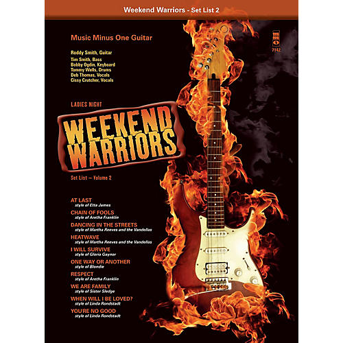 Weekend Warriors, Set List 2 - Ladies' Night Singer's Songbook Music Minus One Series Softcover with CD