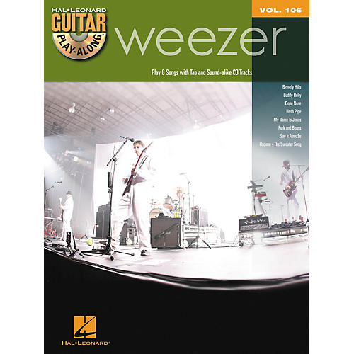 Weezer - Guitar Play-Along Volume 106 Book/CD