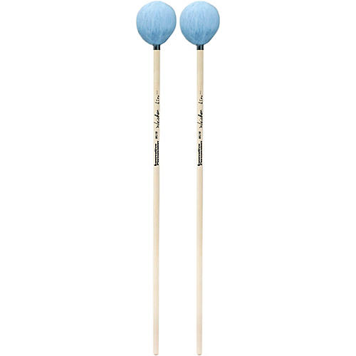 Innovative Percussion Weichen Lin Series Birch Handle Marimba Mallets Bass Sky Blue Yarn