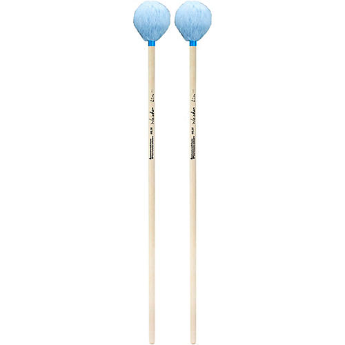 Innovative Percussion Weichen Lin Series Birch Handle Marimba Mallets Soft Sky Blue Yarn