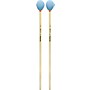 Innovative Percussion Weichen Lin Series Rattan Handle Marimba Mallets Medium Hard Sky Blue Yarn