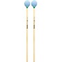 Innovative Percussion Weichen Lin Series Rattan Handle Marimba Mallets Medium Soft Sky Blue Yarn