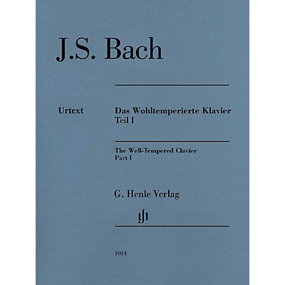 G. Henle Verlag Well-Tempered Clavier BWV 846-869 Part I Henle Music Folios Series Softcover by Johann Sebastian Bach