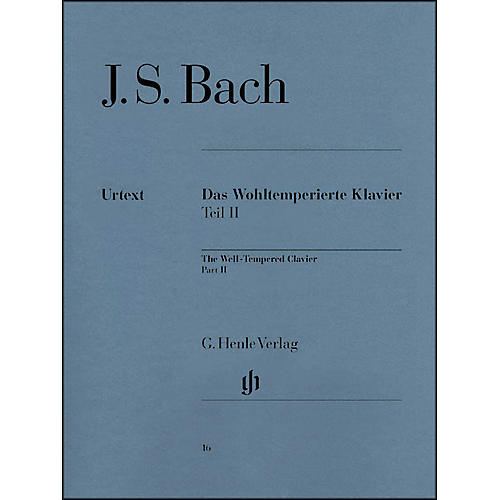 G. Henle Verlag Well-Tempered Clavier BWV 870-893 Part II By Bach