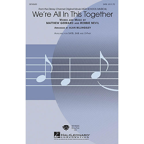 Hal Leonard We're All in This Together ShowTrax CD Arranged by Alan Billingsley