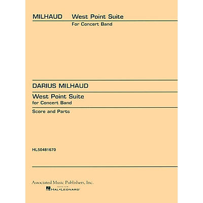 Associated West Point Suite Concert Band Composed by D Milhaud