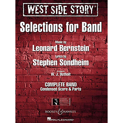 Hal Leonard West Side Story - Selections for Band Concert Band Level 4-5 Arranged by W.J. Duthoit