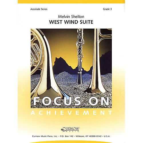 West Wind Suite (Grade 3 - Score Only) Concert Band Level 3 Composed by Melvin Shelton