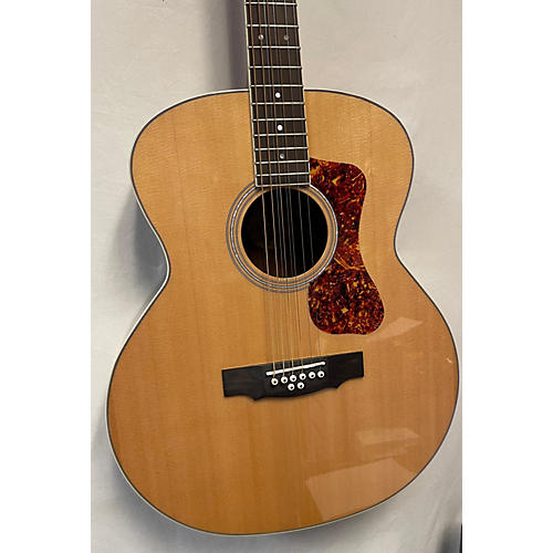 Guild Westerly Collection BT-258E Deluxe Baritone Acoustic Electric Guitar Natural