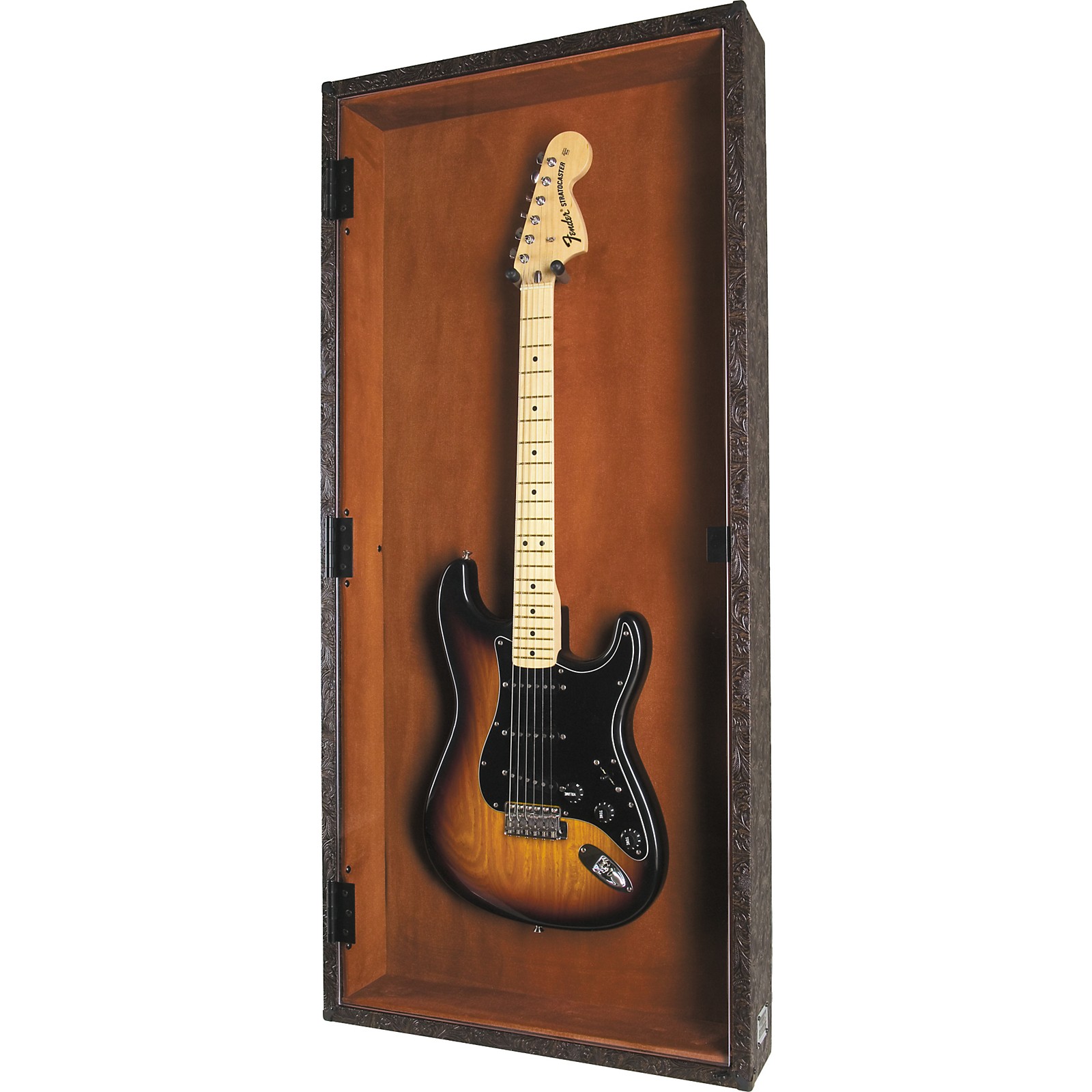 Display and Play Western Electric Guitar Display Case Musician's Friend