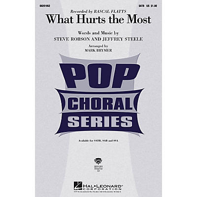 Hal Leonard What Hurts the Most ShowTrax CD Arranged by Mark Brymer