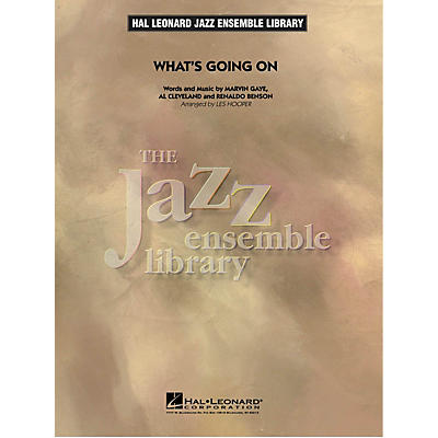 Hal Leonard What's Going On Jazz Band Level 5 by Marvin Gaye Arranged by Les Hooper