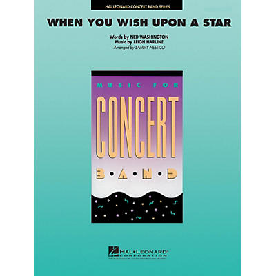 Hal Leonard When You Wish Upon a Star Concert Band Level 4 Arranged by Sammy Nestico