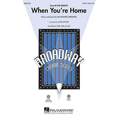 Hal Leonard When You're Home ShowTrax CD Arranged by Mark Brymer