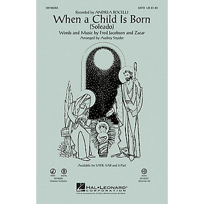 Hal Leonard When a Child Is Born (Soleado) 2-Part by Andrea Bocelli Arranged by Audrey Snyder