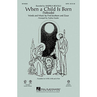 Hal Leonard When a Child Is Born (Soleado) IPAKCO by Andrea Bocelli Arranged by Audrey Snyder