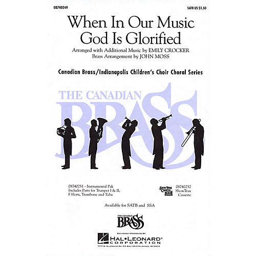 Hal Leonard When in Our Music God Is Glorified SATB composed by Fred Pratt Green