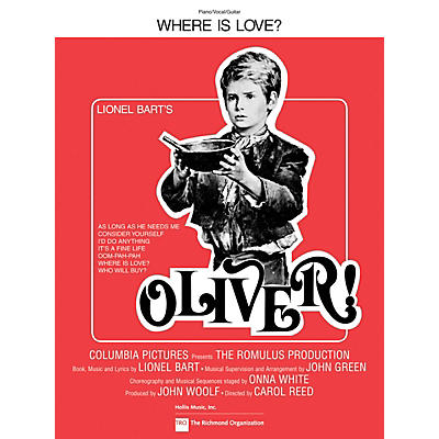 TRO ESSEX Music Group Where Is Love? (from Oliver!) Richmond Music ¯ Sheet Music Series