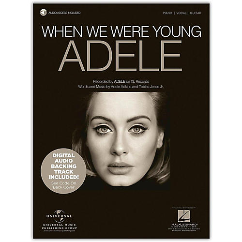 Where We Were Young - Adele, Piano/Vocal with Online Backing Track