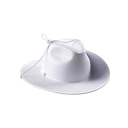 White Aussie Hat without Band