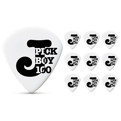 Pick Boy White Cellulose Jazz Guitar Picks