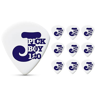 Pick Boy White Cellulose Jazz Guitar Picks