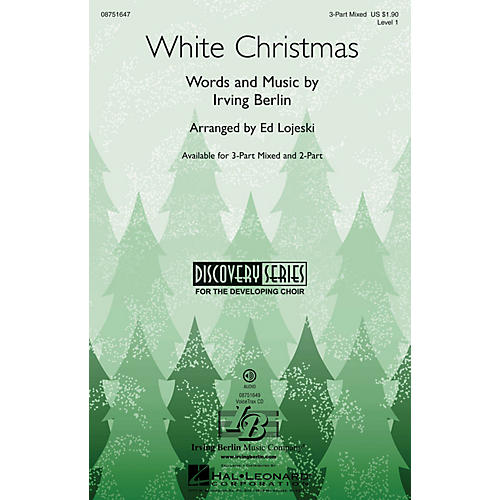 Hal Leonard White Christmas (Discovery Level 1) VoiceTrax CD Arranged by Ed Lojeski