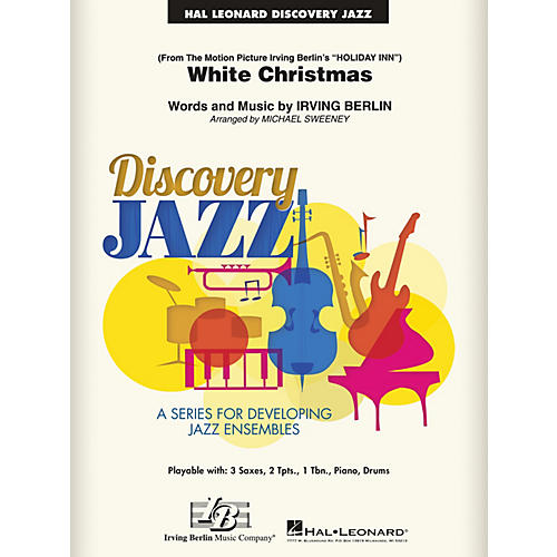 Hal Leonard White Christmas Jazz Band Level 1.5 Arranged by Michael Sweeney