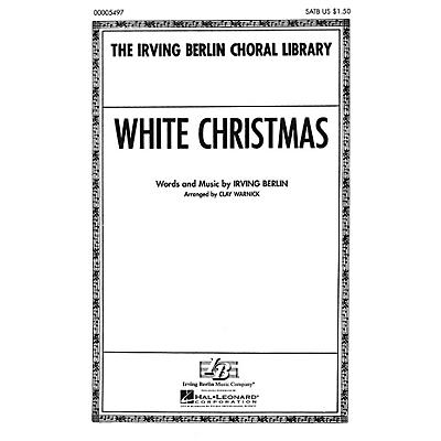 Hal Leonard White Christmas (SATB) SATB arranged by Clay Warnick