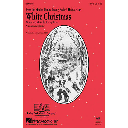 Hal Leonard White Christmas SATB arranged by Audrey Snyder