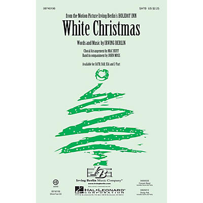 Hal Leonard White Christmas SATB arranged by Mac Huff