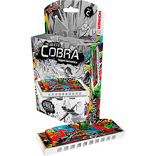 White Cobra Tagged Harmonica