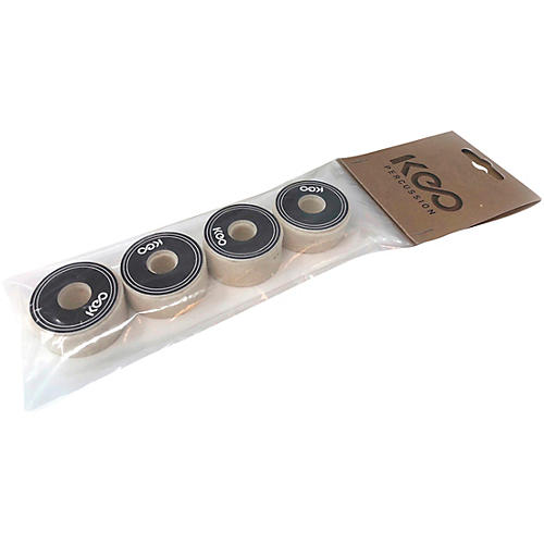 KEO Percussion White Cymbal Felt 4 Pack