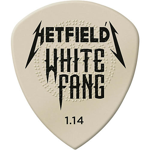 Dunlop White Fang James Hetfield Signature Picks 1.14 mm 24 Pack