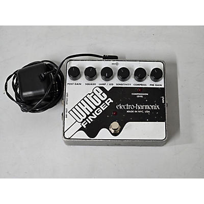 Electro-Harmonix White Finger Compressor Effect Pedal