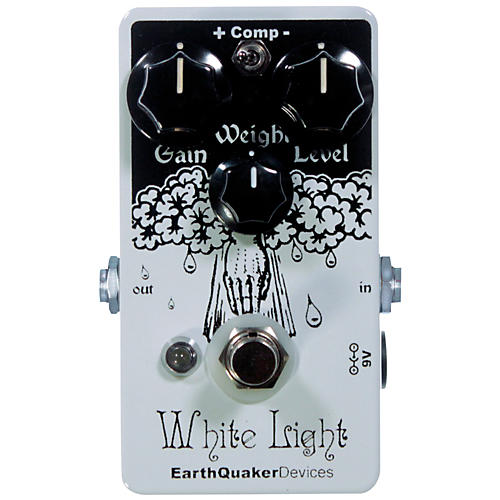 White Light Overdrive Guitar Effects Pedal