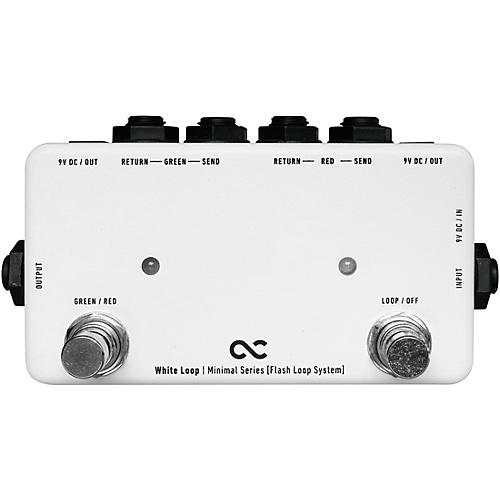 White Loop Flash 2-Channel Switcher Pedal