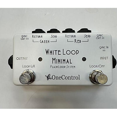 One Control White Loop Minimal Pedal
